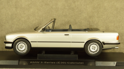 BMW 320i (E30) Convertible Silver 1985, 18152, MCG 1:18