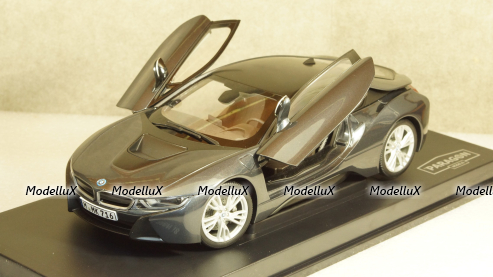 BMW i8 Sophisto & Frozen Grey, 97082, Paragon 1:18