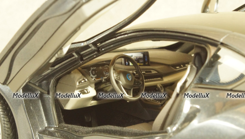 BMW i8 Sophisto & Frozen Grey, 97082, Paragon 1:18