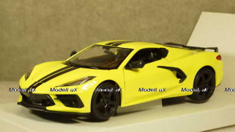 Chevrolet Corvette C8 Stingray 2020 yellow, 31527, Maisto 1:24