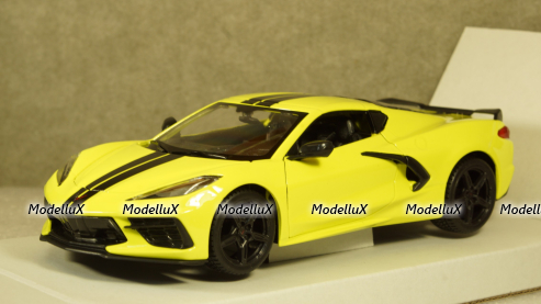 Chevrolet Corvette C8 Stingray 2020 yellow, 31527, Maisto 1:24