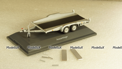 Car Trailer, 450376500, Schuco 1:43