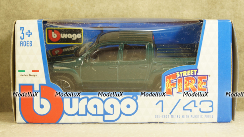 Volkswagen Amarok 2011, bura30232gn, Burago 1:43
