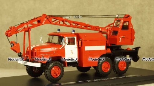 Зил-131 Пожарный автомобиль тех. Службы. г.Могилев 1989г., TruckTyr 1:43
