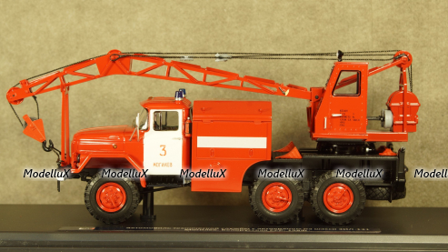 Зил-131 Пожарный автомобиль тех. Службы. г.Могилев 1989г., TruckTyr 1:43