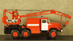 Зил-131 Пожарный автомобиль тех. Службы. г.Могилев 1989г., TruckTyr 1:43