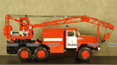 Зил-131 Пожарный автомобиль тех. Службы. г.Могилев 1989г., TruckTyr 1:43