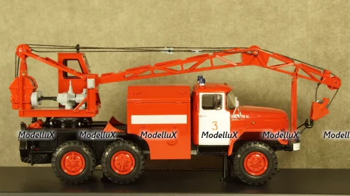 Зил-131 Пожарный автомобиль тех. Службы. г.Могилев 1989г., TruckTyr 1:43