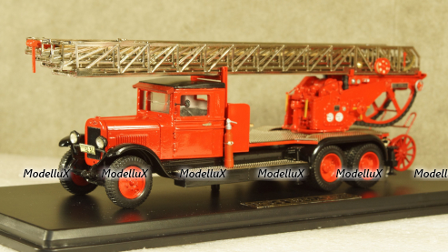 Зис-6 с лестницей Metz 1934г, Мастерская Молотков 1:43