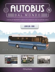 LOHR L96 bus Gendarmerie 1996, blue, Autobus Dal Mondo #76, Hachette 1:43 С Журналом!