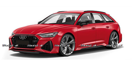 Audi RS 6 Avant 2019 Red Metallic, 870010010, Minichamps 1:87