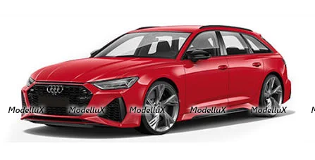 Audi RS 6 Avant 2019 Red Metallic, 870010010, Minichamps 1:87
