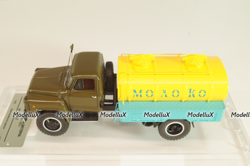 Газ-53А АЦПТ-3,3 "Молоко", хаки/желтый, 1973 г., 105357, DiP Models 1:43