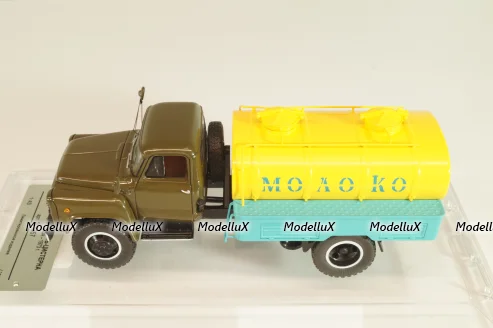Газ-53А АЦПТ-3,3 "Молоко", хаки/желтый, 1973 г., 105357, DiP Models 1:43