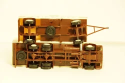 Mercedes "Karamalz" + полуприцеп, Albedo 1:87