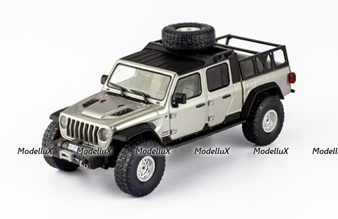 Jeep Gladiator Rubicon 2020, Tej Parker, silver, Fast & Furious #72, Altaya 1:43