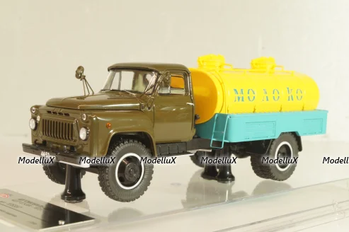 Газ-53А АЦПТ-3,3 "Молоко", хаки/желтый, 1973 г., 105357, DiP Models 1:43
