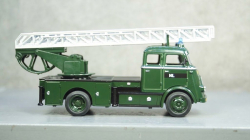 DAF A1600 fire engine NL 1962 darkgreen, Yat Ming 1:43
