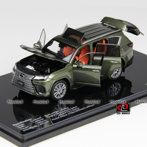 Lexus LX600 2022, green, LCD43013NG, LCD 1:43