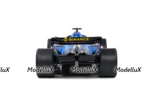 Renault F1 A522 Team Alpine BMW N 14 Monaco GP 2022 Fernando Alonso, blue pink, 1808803, Solido 1:18