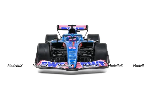 Renault F1 A522 Team Alpine BMW N 14 Monaco GP 2022 Fernando Alonso, blue pink, 1808803, Solido 1:18