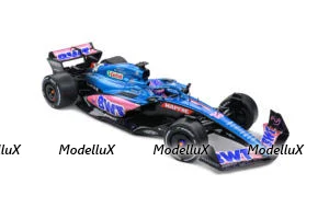 Renault F1 A522 Team Alpine BMW N 14 Monaco GP 2022 Fernando Alonso, blue pink, 1808803, Solido 1:18