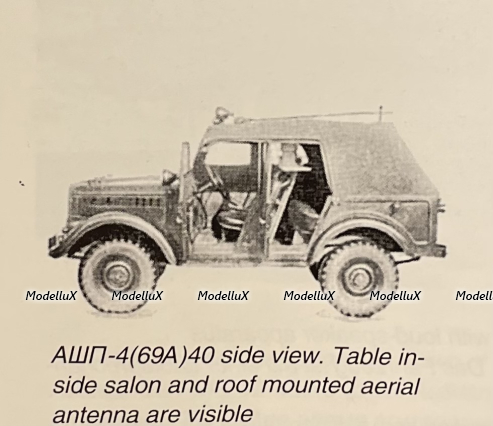 АШП-4(69А) 40 пожарный автомобиль, красный, TR4835, TruckTyr 1:43