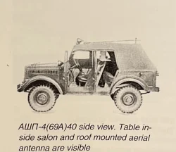 АШП-4(69А) 40 пожарный автомобиль, красный, TR4835, TruckTyr 1:43