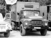 SHL-740 спецавтомобиль для транспортировки нарядов милиции на шасси Зил-130 1982, зеленый, TruckTyr/Dip 1:43