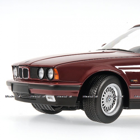 BMW 535I (E34) 1988 Red, 100024006, Minichamps 1:18