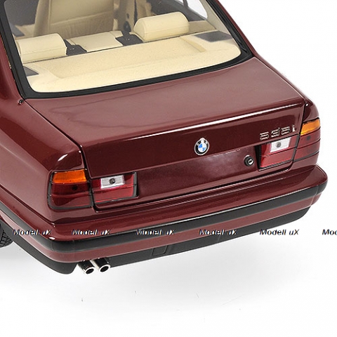 BMW 535I (E34) 1988 Red, 100024006, Minichamps 1:18