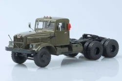 КРАЗ 258 седельный тягач хаки, АИСТ 1:43