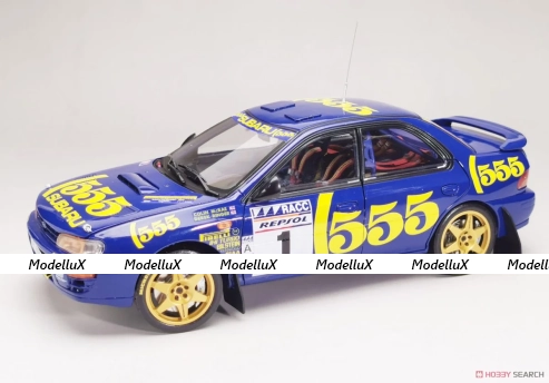 Subaru Impreza 555 #1 M.Colin/ R. Derek winner rally Catalunya 1996, SUN5516, SunStar 1:18