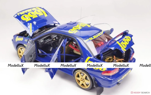 Subaru Impreza 555 #1 M.Colin/ R. Derek winner rally Catalunya 1996, SUN5516, SunStar 1:18