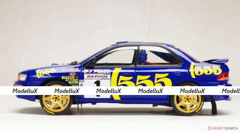 Subaru Impreza 555 #1 M.Colin/ R. Derek winner rally Catalunya 1996, SUN5516, SunStar 1:18