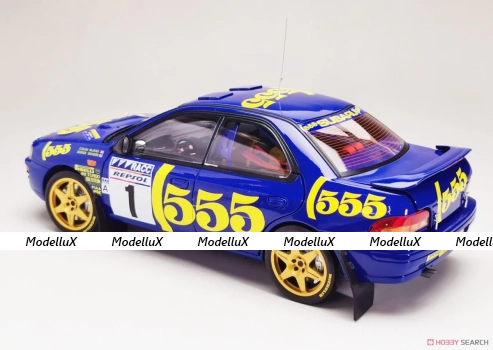 Subaru Impreza 555 #1 M.Colin/ R. Derek winner rally Catalunya 1996, SUN5516, SunStar 1:18