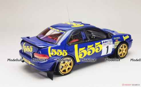 Subaru Impreza 555 #1 M.Colin/ R. Derek winner rally Catalunya 1996, SUN5516, SunStar 1:18