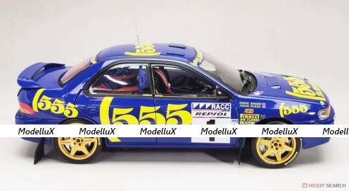 Subaru Impreza 555 #1 M.Colin/ R. Derek winner rally Catalunya 1996, SUN5516, SunStar 1:18