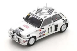 Renault 5 Turbo No.10 Rally Monte Carlo 1985 Dany Snobeck - Jean-Pierre Béchu, S5561, Spark 1:43