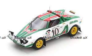 Lancia Stratos HF No.10 Rally Monte Carlo 1976 Sandro Munari - Silvio Maiga, S9082, Spark 1:43
