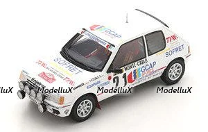 Peugeot 205 GTI No.21 3rd Rally Monte Carlo 1988 Jean-Pierre Ballet - Marie- Christine Lallement, S9453, Spark 1:43