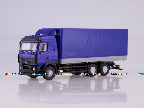 МАЗ-6312 бортовой с тентом, арт. 101227.г, Аист 1:43
