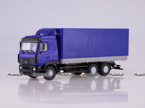 МАЗ-6312 бортовой с тентом, арт. 101227.г, Аист 1:43