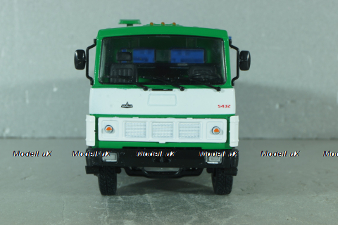 Маз-5432 с п/прицепом самосвалом Маз-5232В зелений/синій,Deagostini + АвтоИстория 1:43