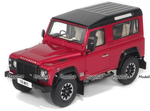 Land Rover Defender 90 works V8 70TH edition 2017 red, Almost Real 1:18