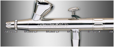 Аэрограф Harder&Steenbeck Evolution Silverline Two in One 126003 (конусное сопло 0,2 мм/0,4 мм)