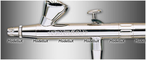 Аэрограф Harder&Steenbeck Evolution Silverline Two in One 126003 (конусное сопло 0,2 мм/0,4 мм)