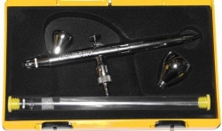 Аэрограф Harder&Steenbeck EVOLUTION SILVERLINE fPc Two in One 126103 (конусное сопло 0,15 мм/0,4 мм)