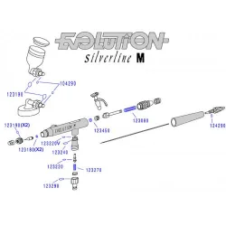Аэрограф Harder&Steenbeck Evolution Silverline M 126123 (конусное сопло 0,4 мм)