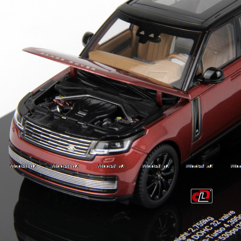 Range Rover Land Rover, SV Serenity, Red, LCD 1:43
